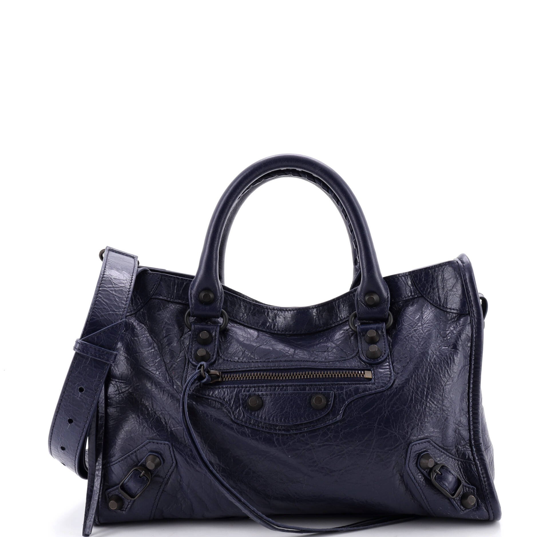 City Classic Studs Bag Leather Small