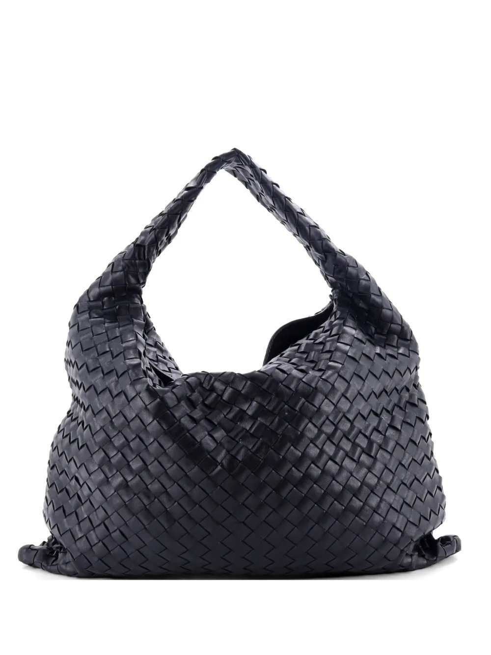 Hop Intrecciato Leather Large hobo bag