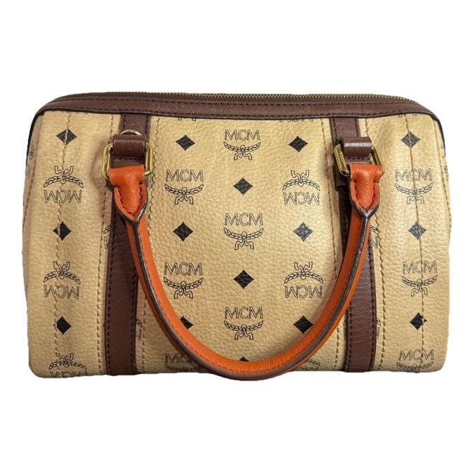 Boston leather handbag