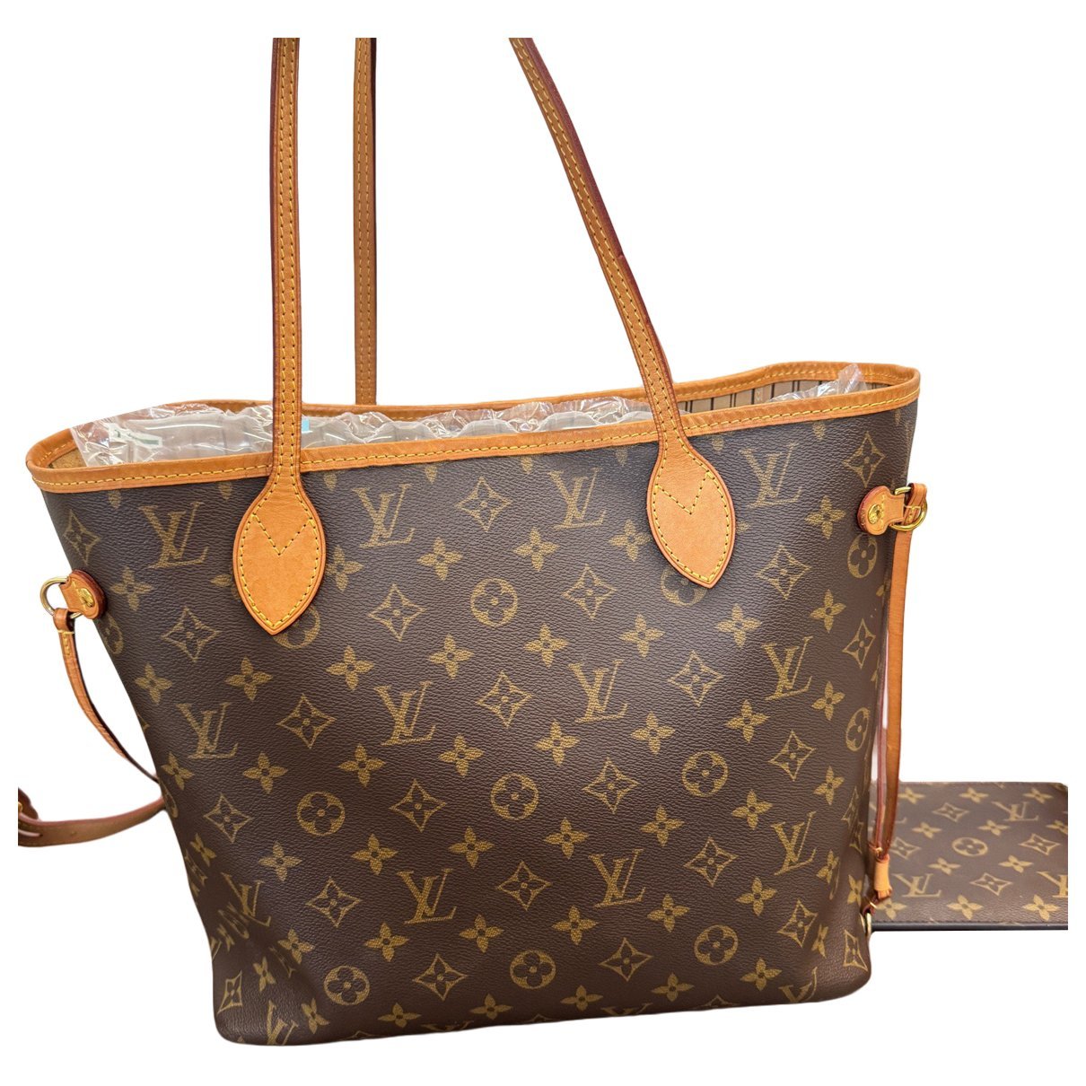 Neverfull leather tote