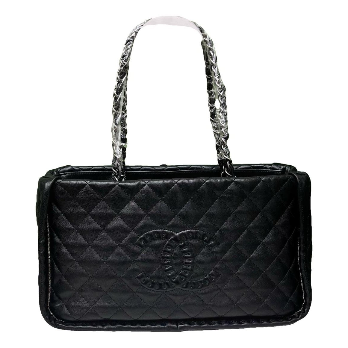 Grand shopping leather tote
