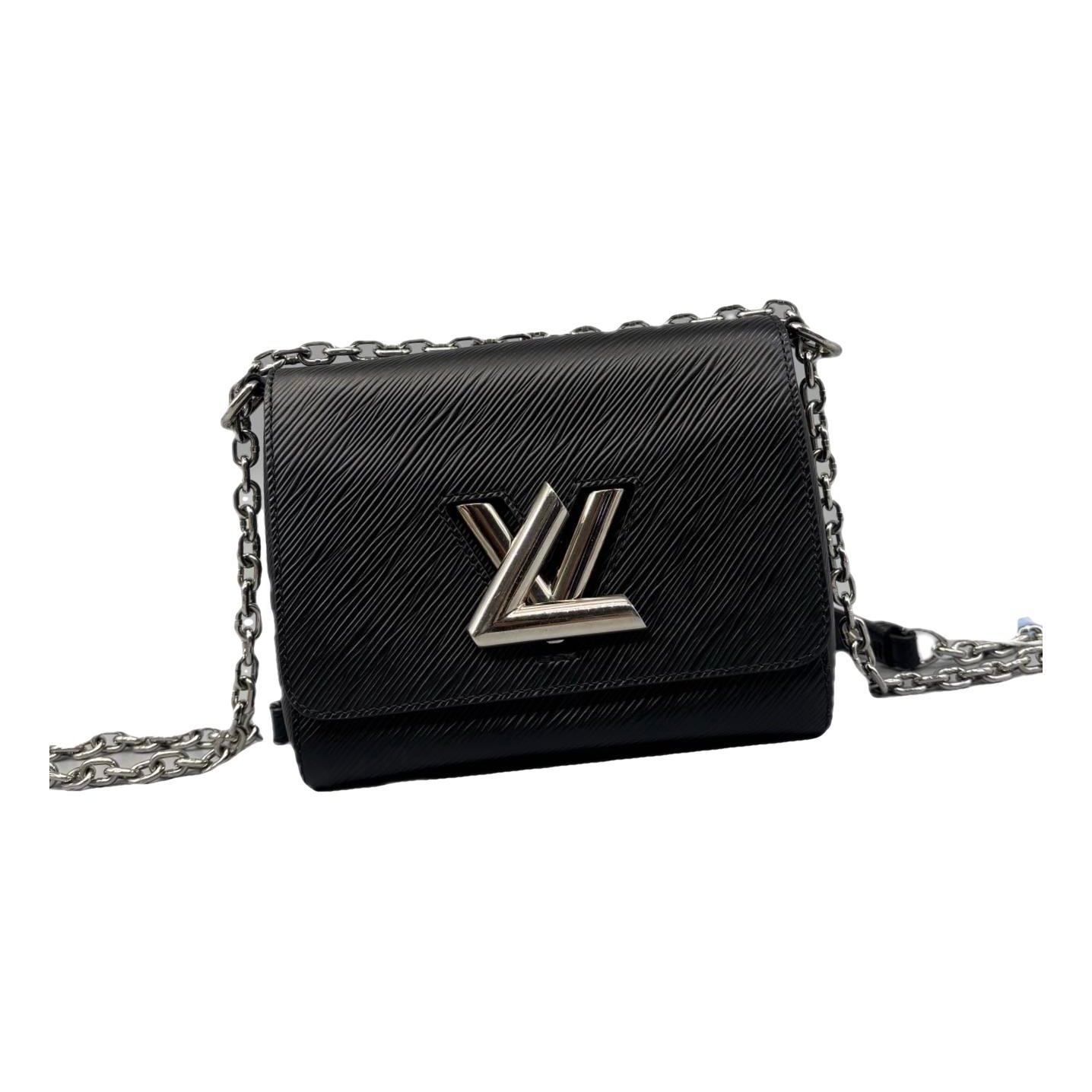 Twist leather handbag