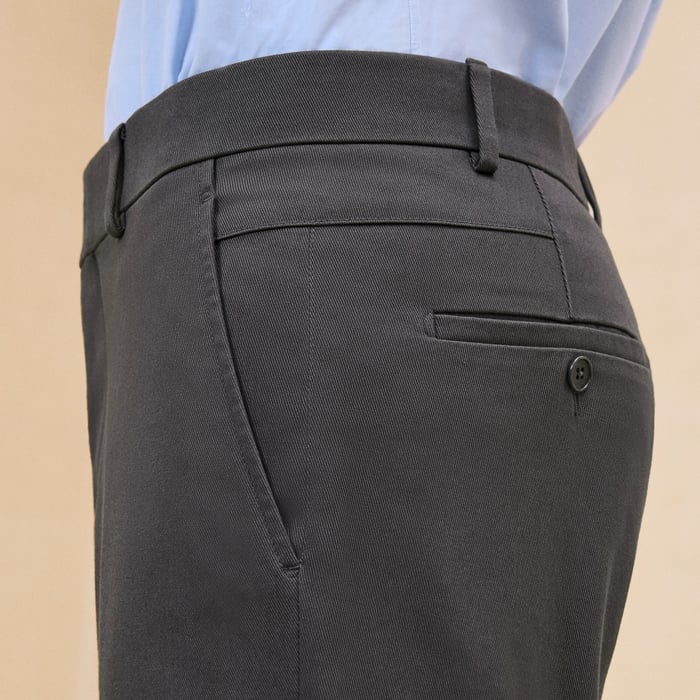 Anthracite Saint Germain Fitted Pants