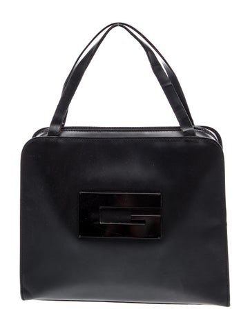 Leather Top Handle Bag