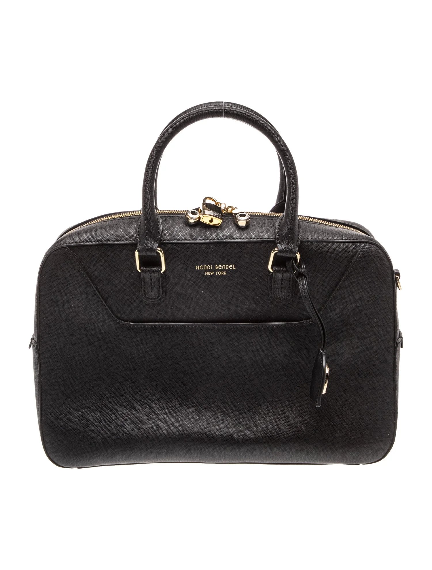 Saffiano Leather Top Handle Bag