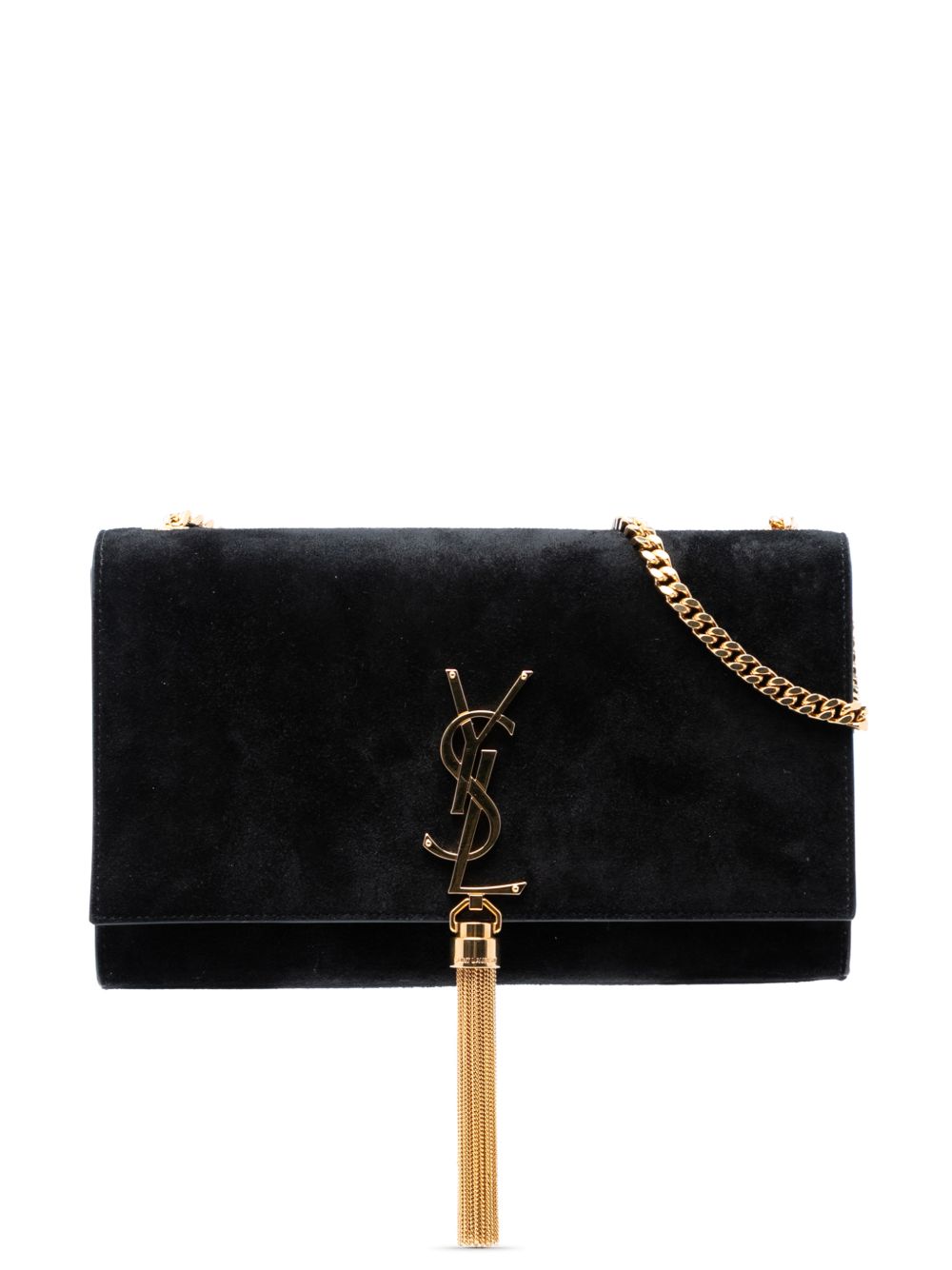 2016 Medium Suede Monogram Kate Tassel crossbody bag