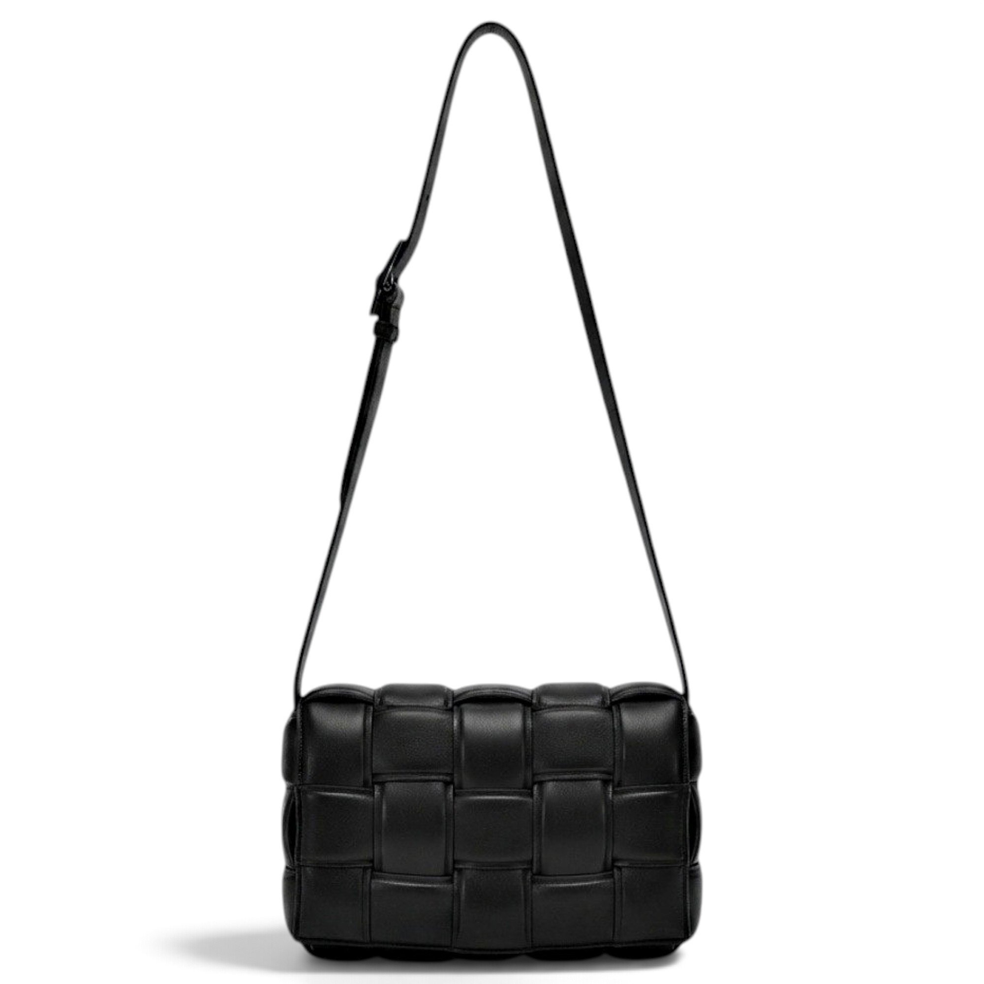 Cassette leather crossbody bag