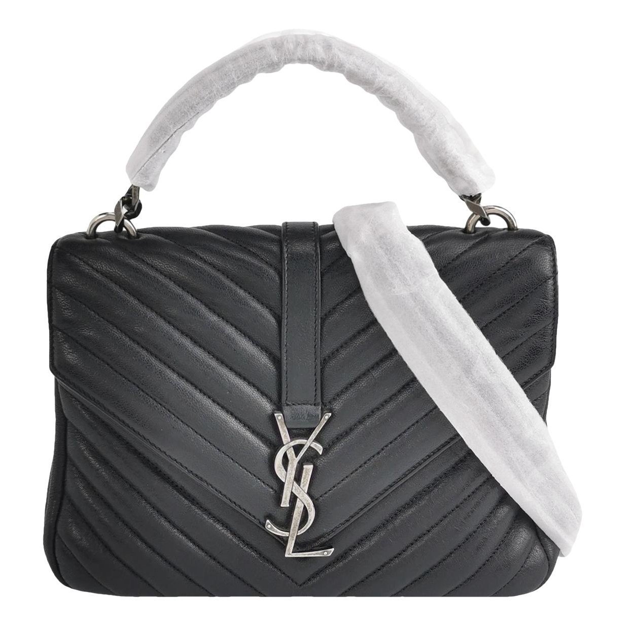 Collége monogramme leather handbag