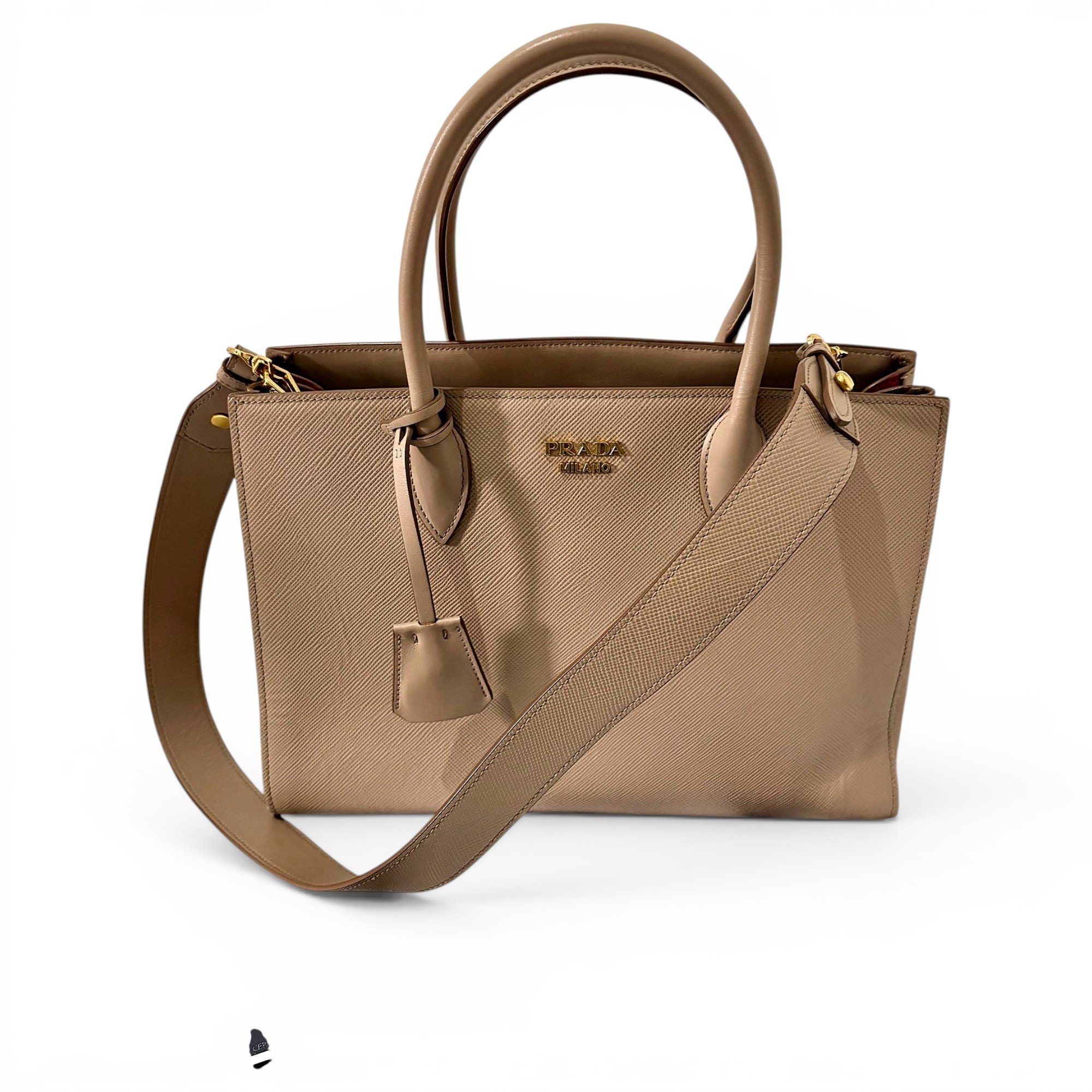 Galleria leather handbag