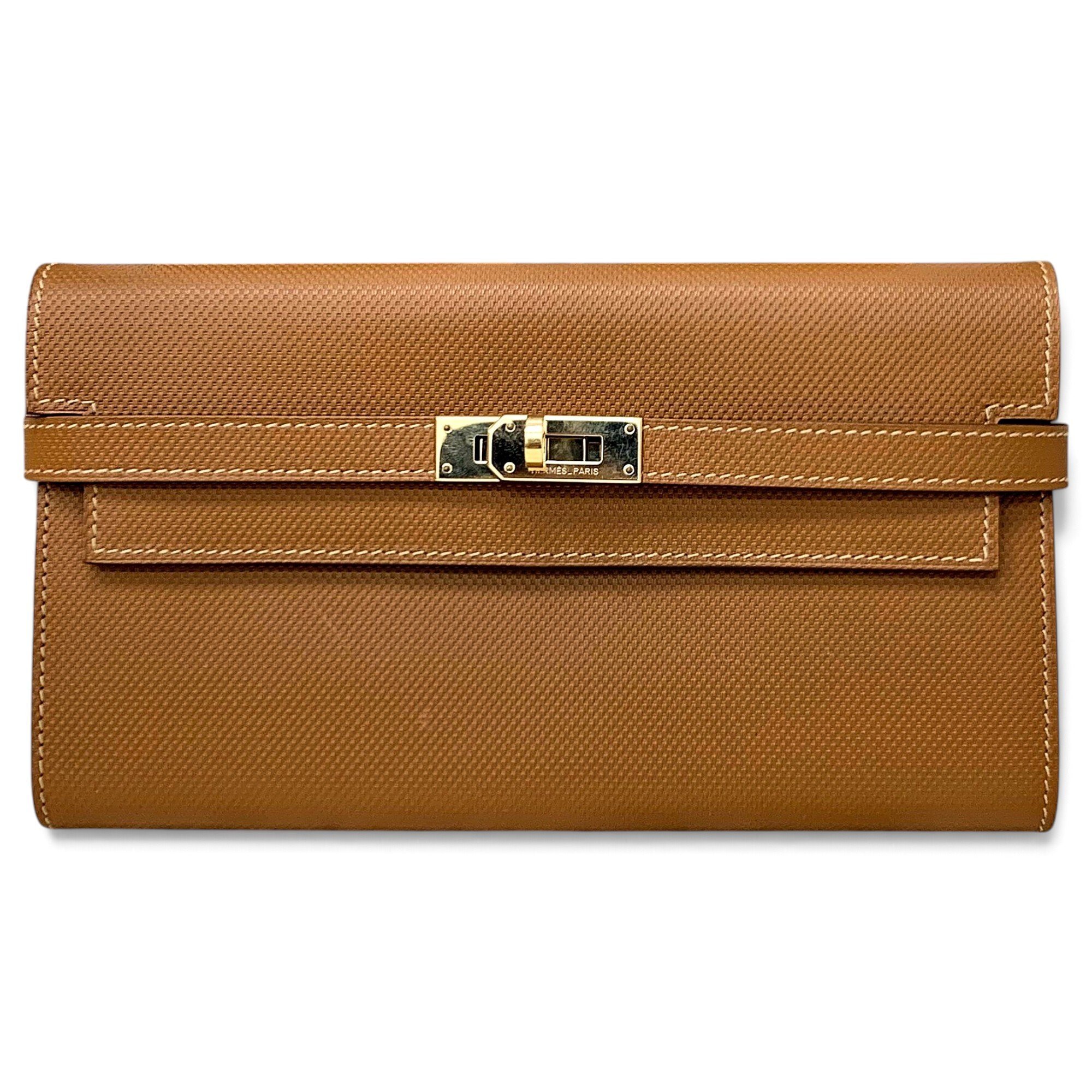 Kelly to go leather clutch bag