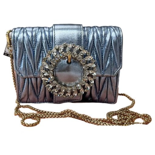 Miu Lady leather handbag
