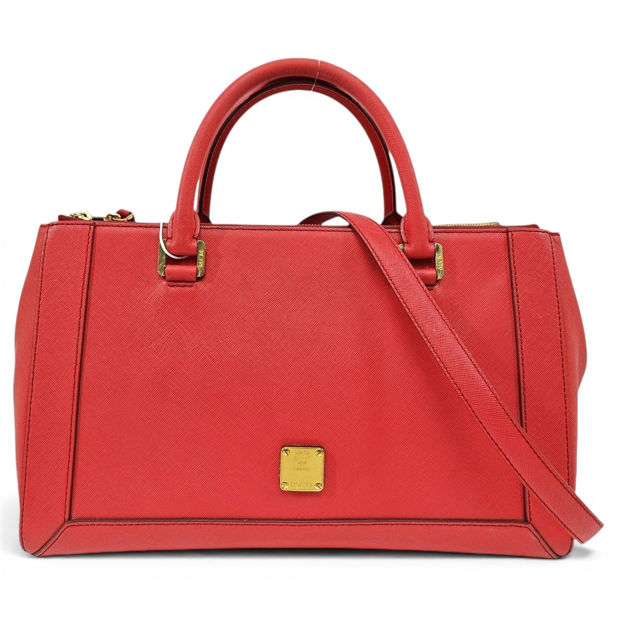 Leather handbag
