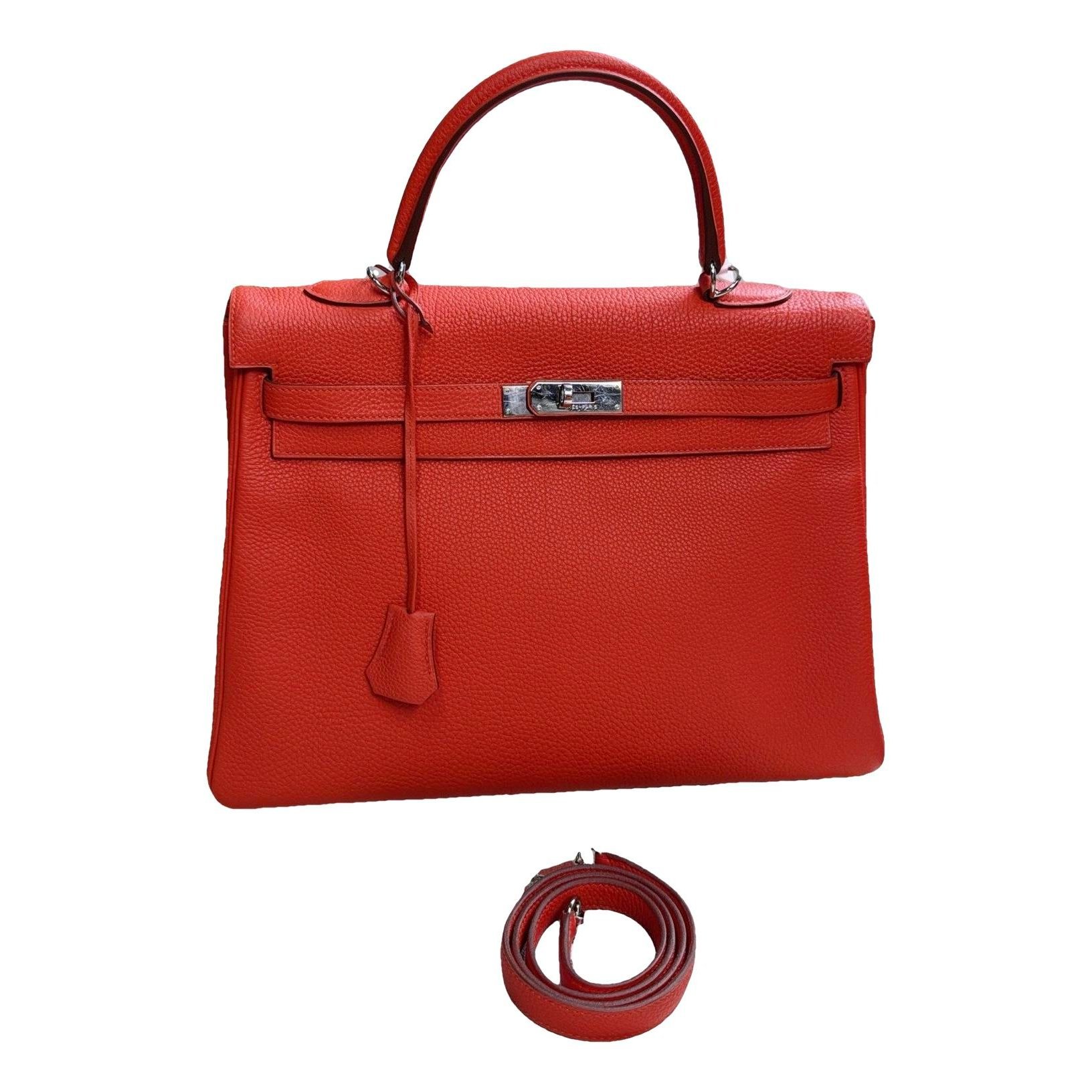 Kelly 35 leather handbag