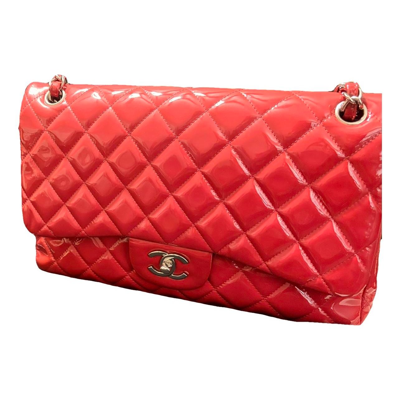 Trendy CC Flap leather handbag