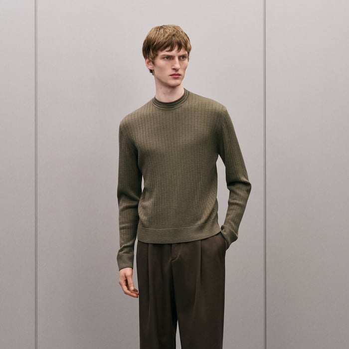 Tourbe "Detail Etriviere Alpaga" Crewneck Sweater