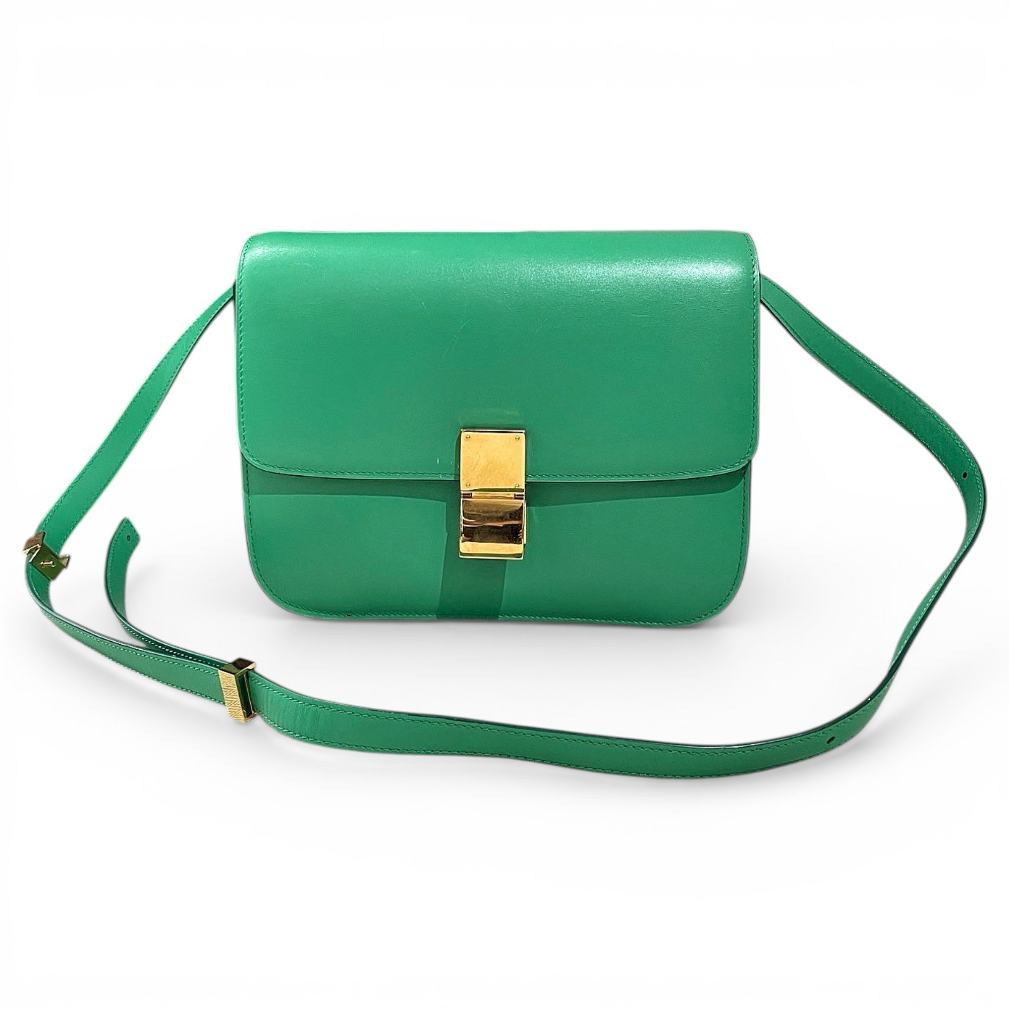 Classic leather handbag