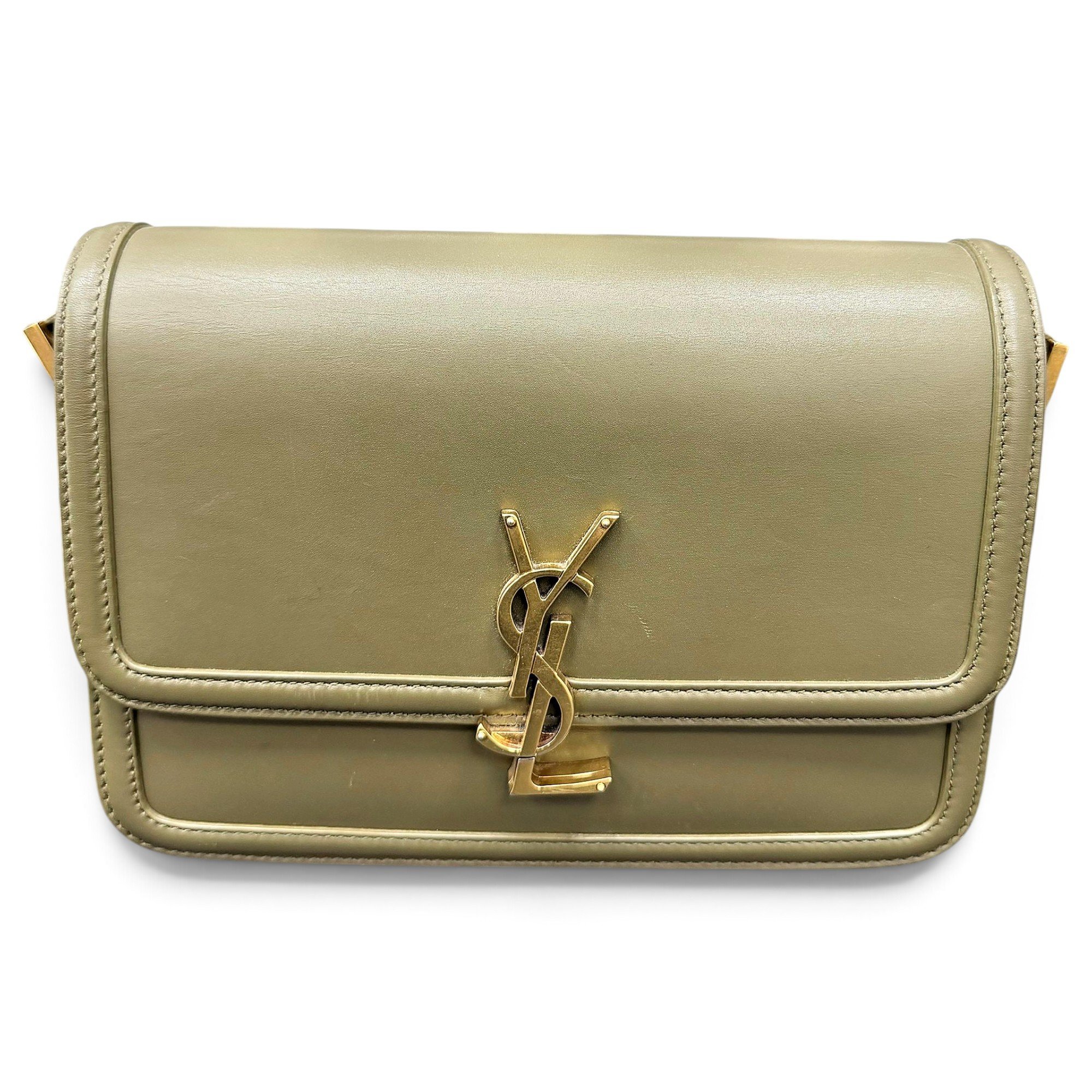 Solférino leather handbag