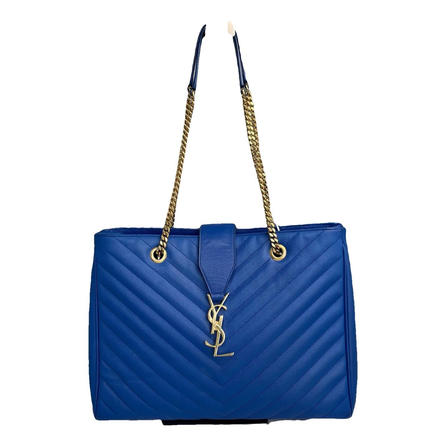 Shopping monogramme leather handbag