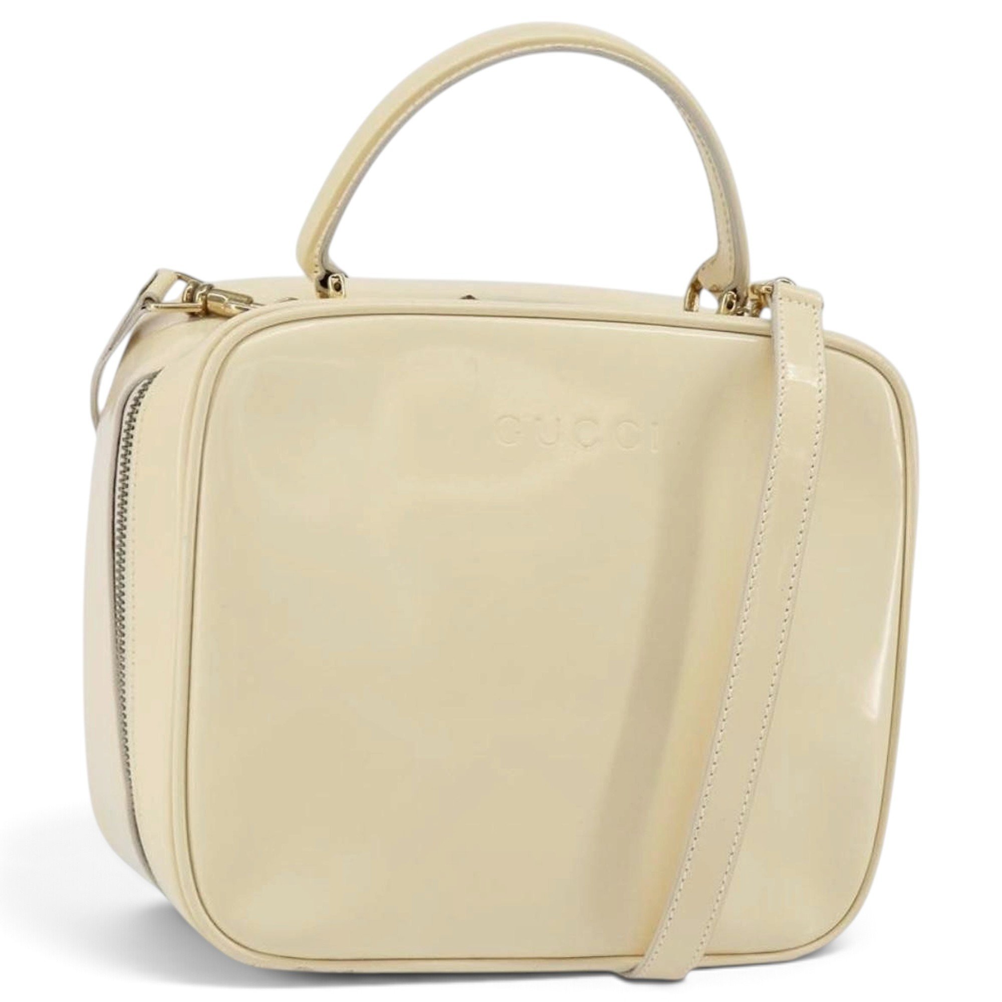 Gucci B leather handbag