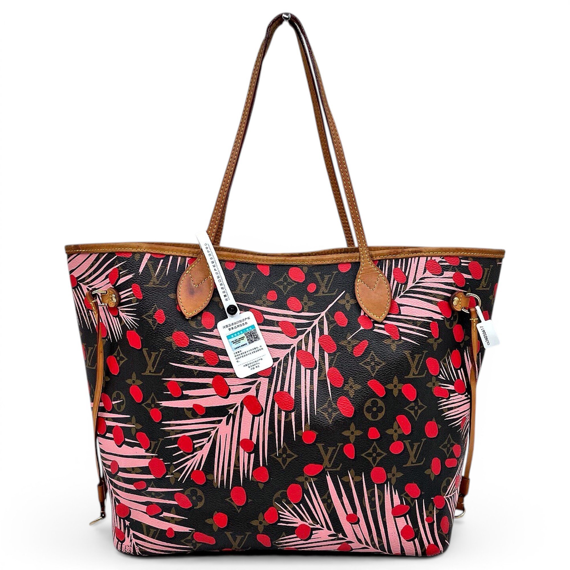 Neverfull leather tote