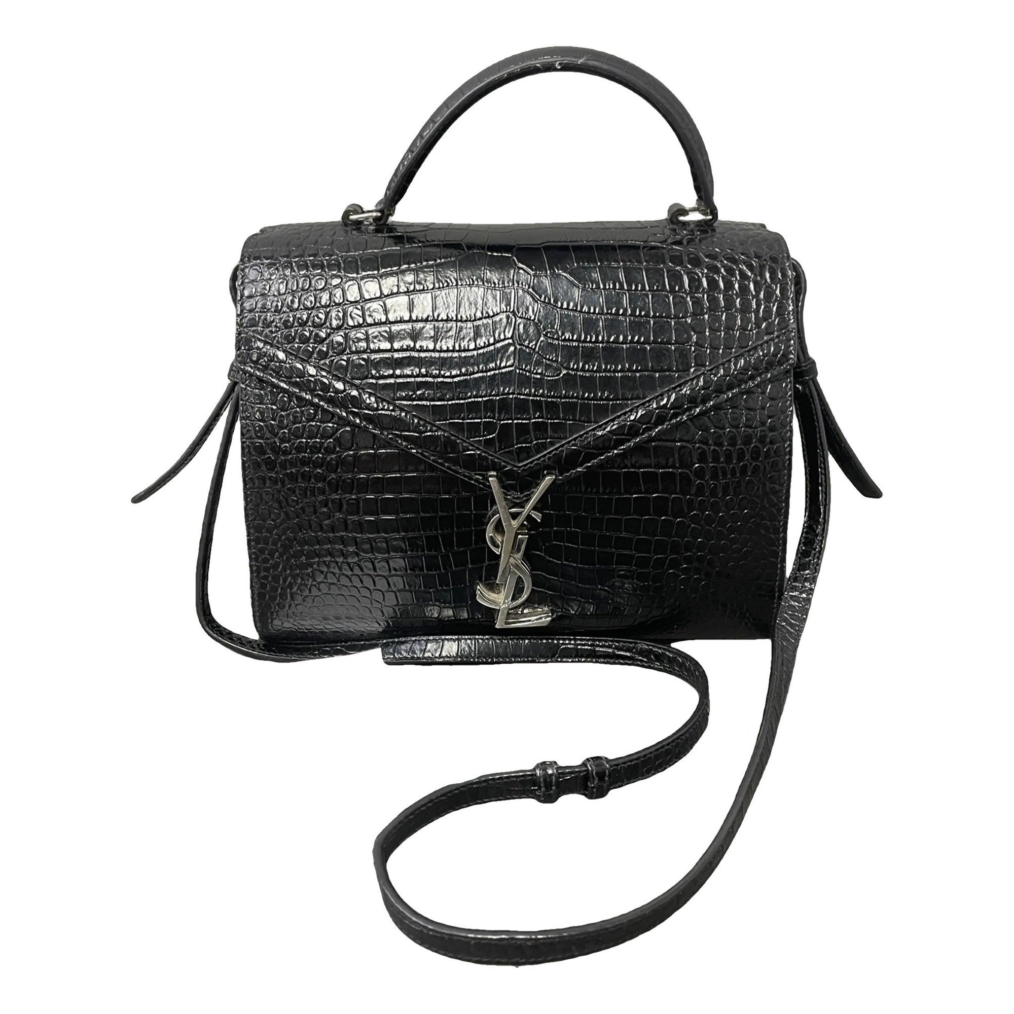 Cassandra Top Handle leather crossbody bag