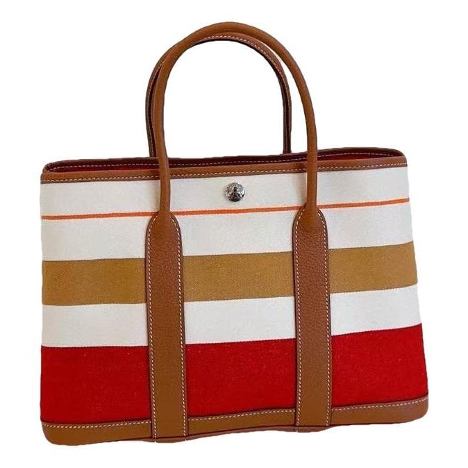 Garden Party leather tote