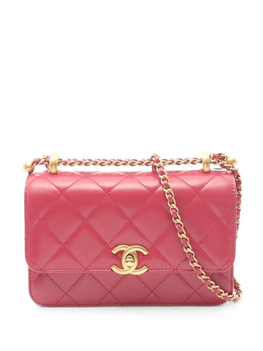 2021s small Matelassé chain shoulder bag