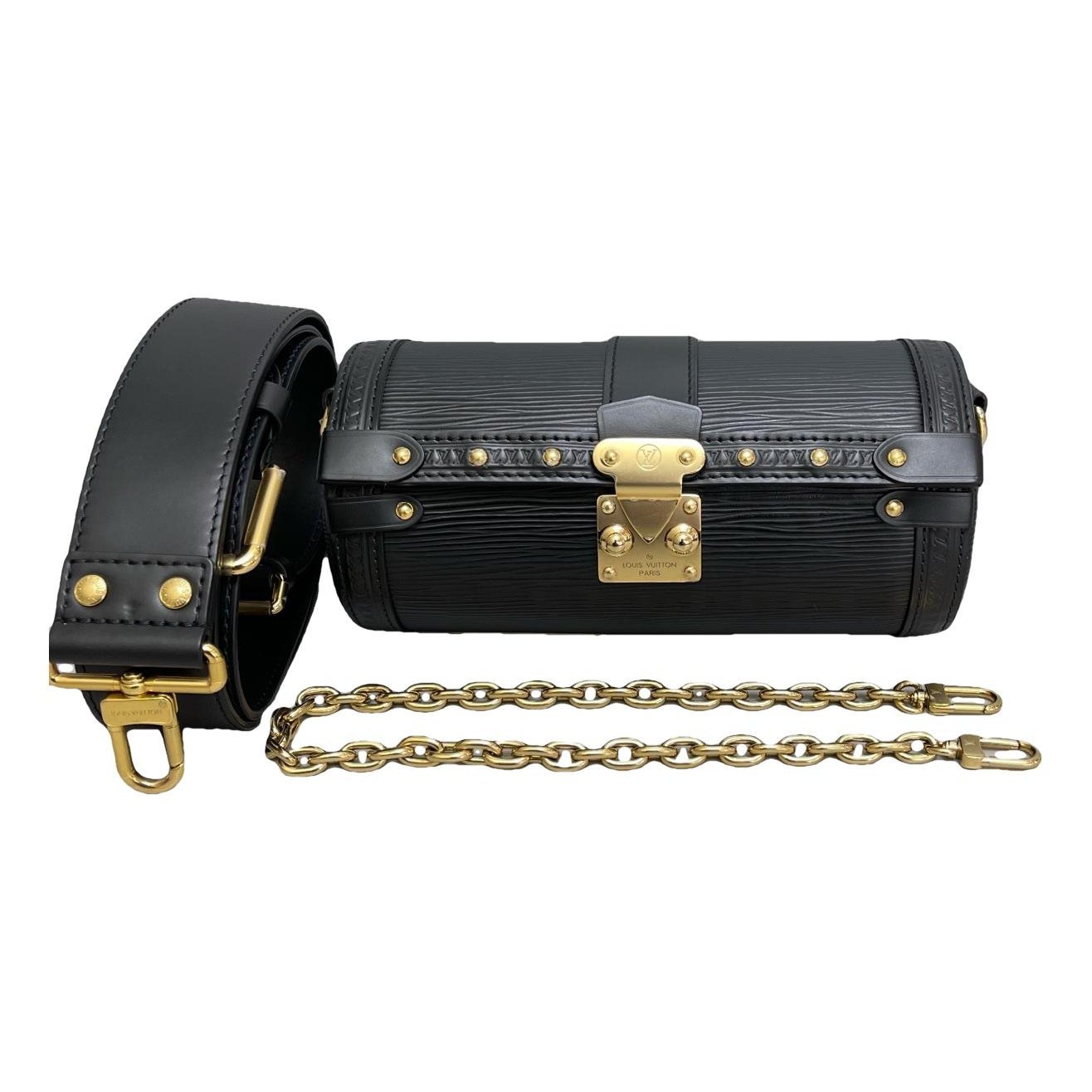 Papillon Trunk leather handbag