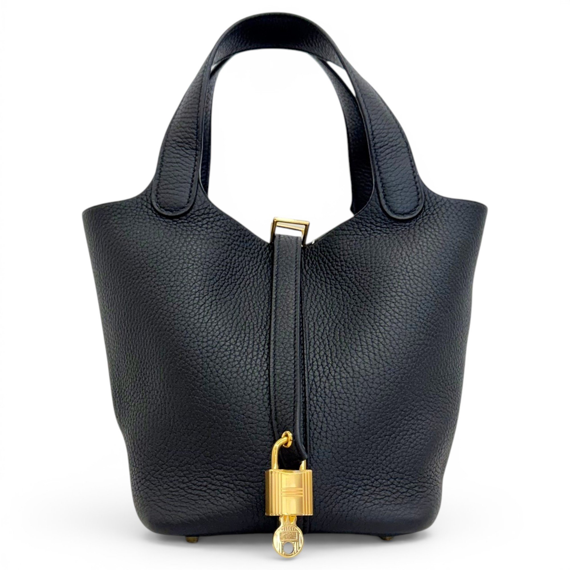 Picotin leather handbag