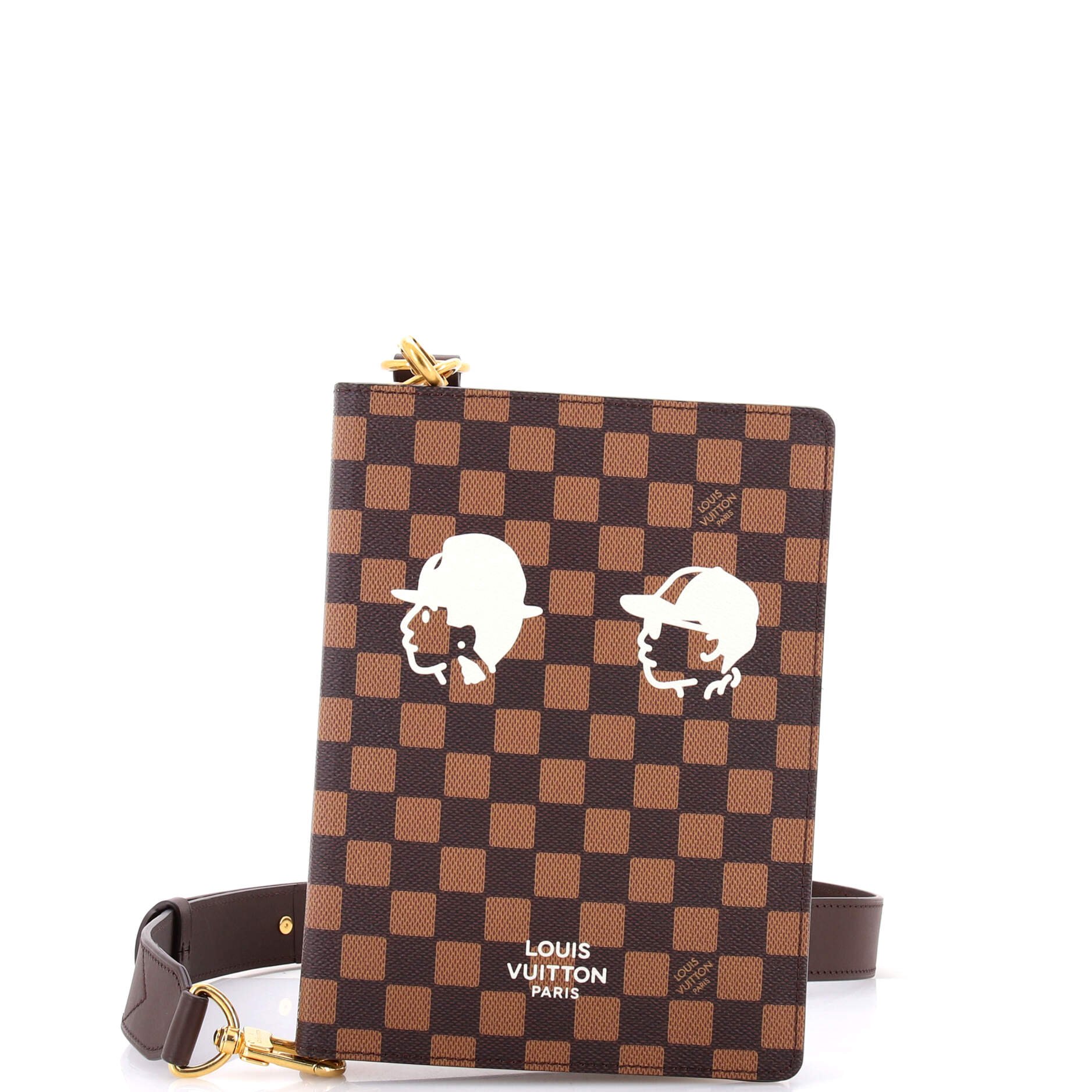 Pharrell X Nigo Book Messenger Bag Limited Edition Damier Phriendship Coated Canvas
