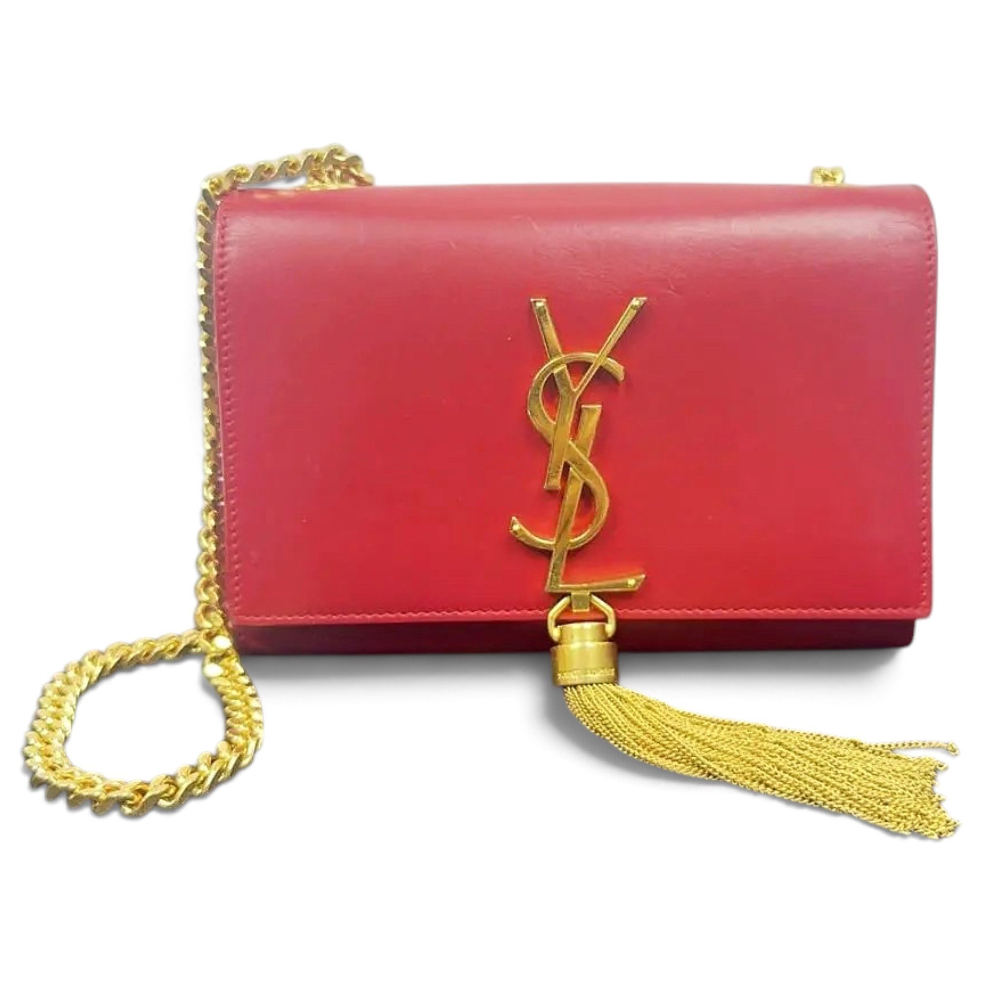 Pompom Kate leather crossbody bag