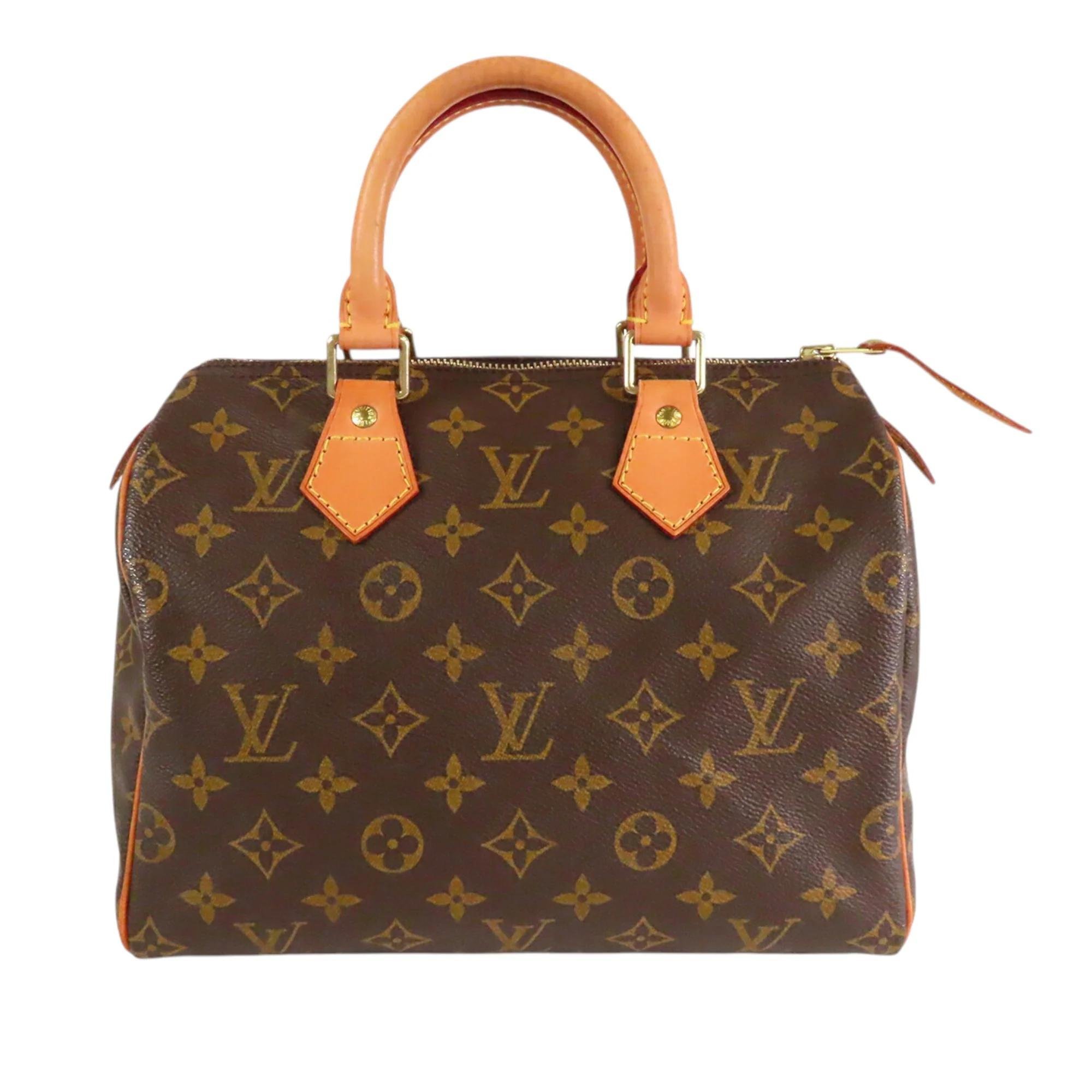 Speedy leather bag
