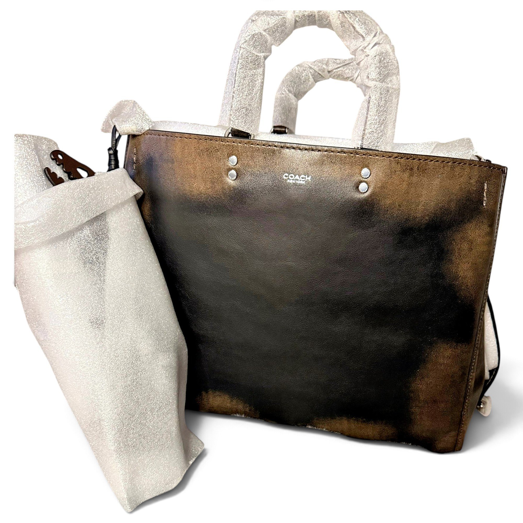 Leather tote