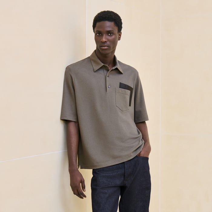 Polo shirt with pocket