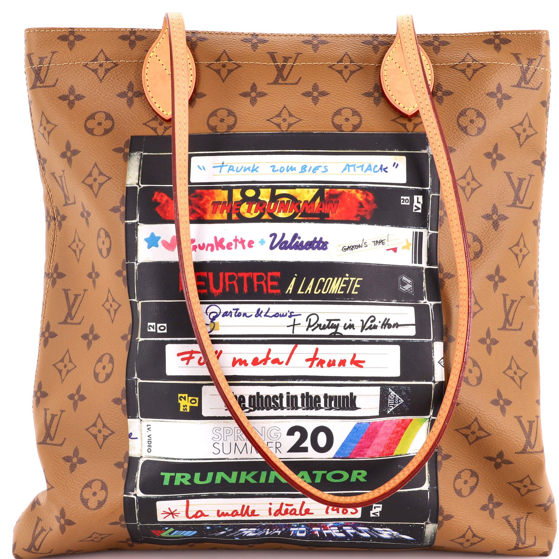 Carry It Tote Limited Edition Video Tape Reverse Monogram Canvas