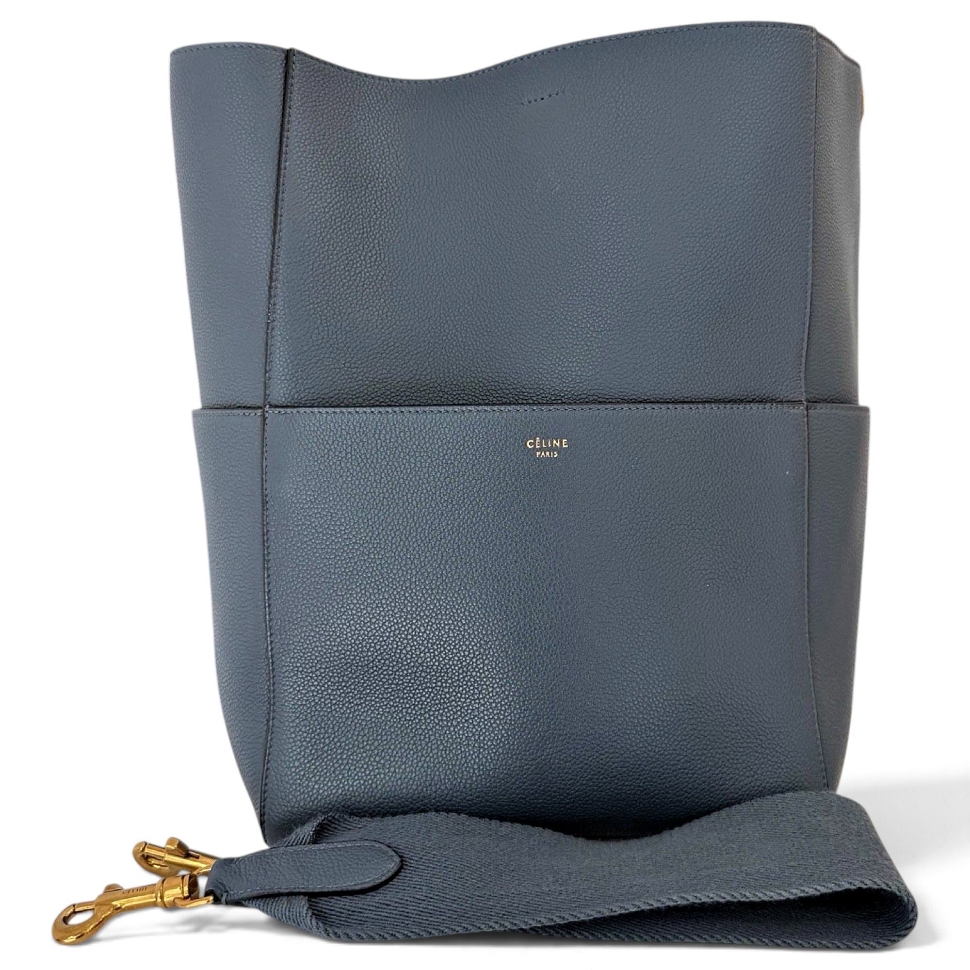 Seau Sangle leather tote