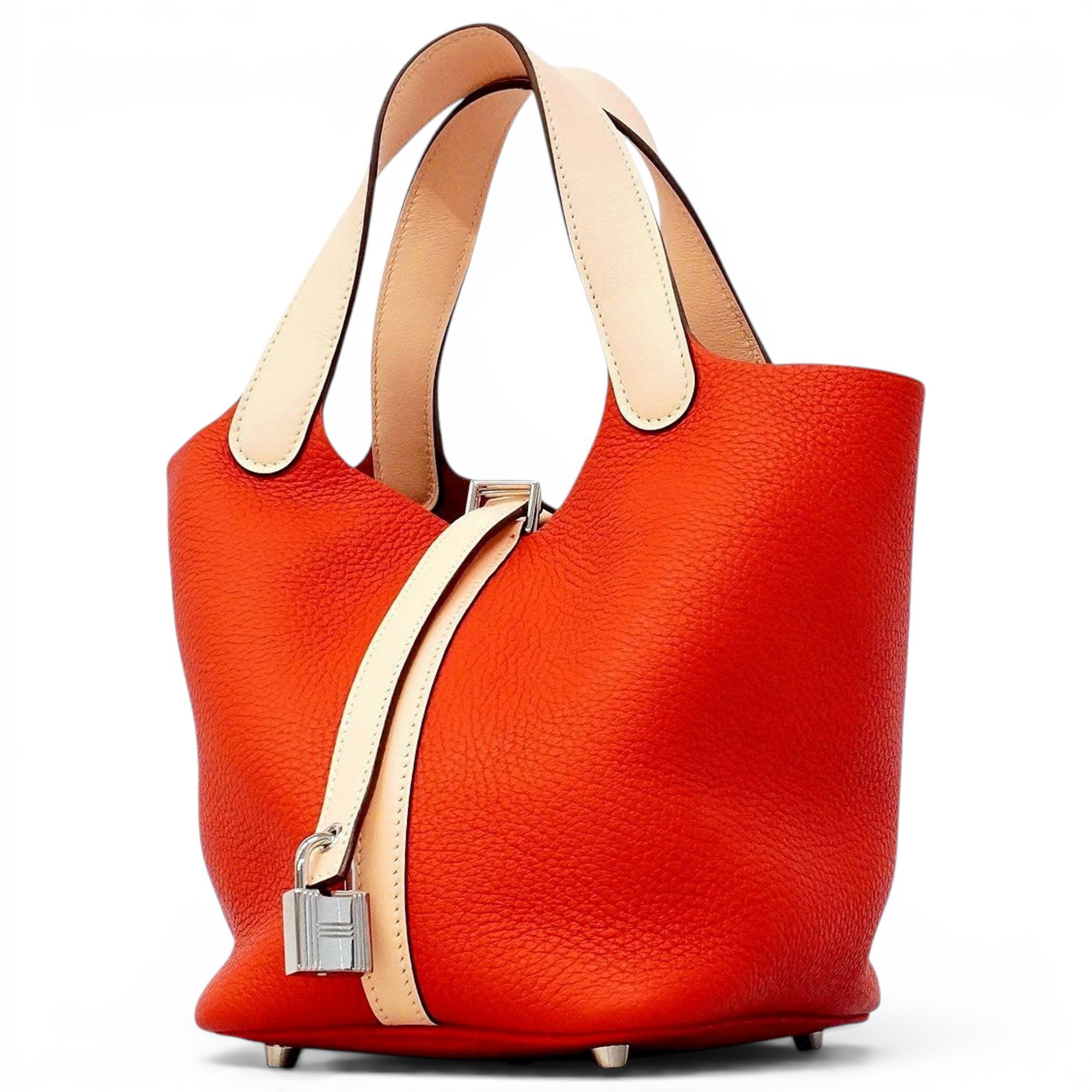 Picotin leather handbag