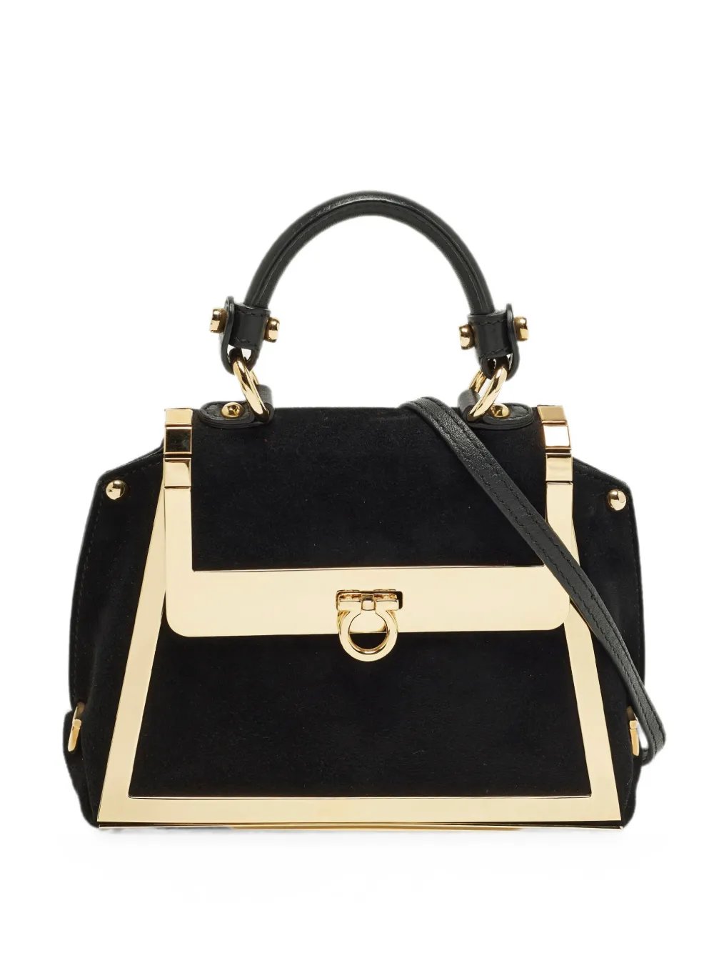 Sofia metal-frame tote bag