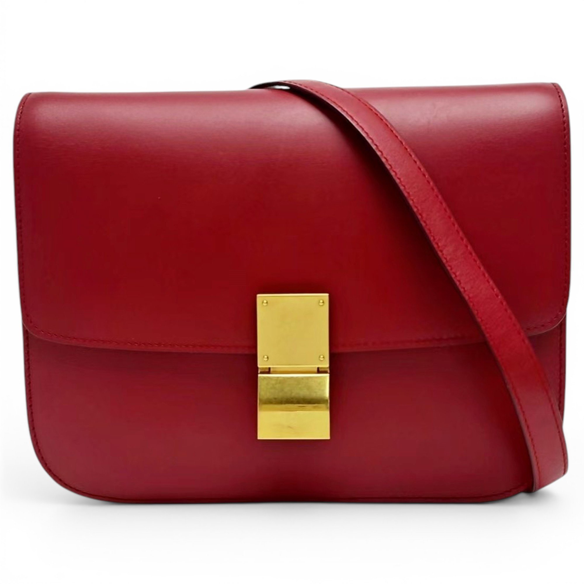 Classic leather handbag