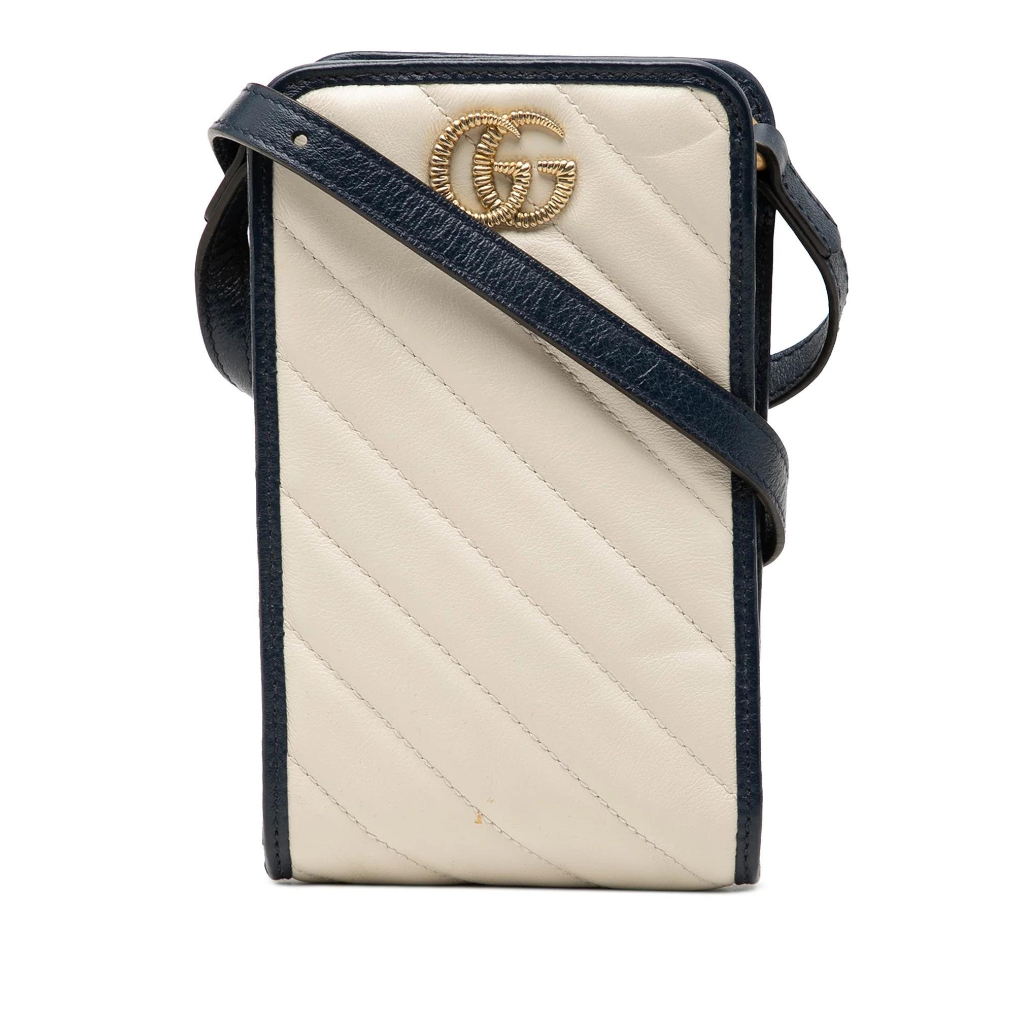 GG Marmont pony-style calfskin crossbody bag