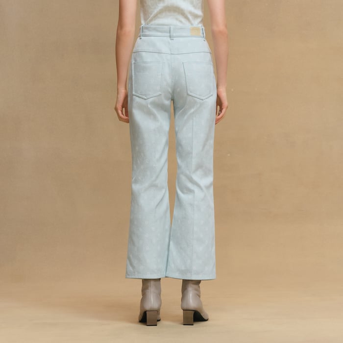 Vert Embrun "Chaine d'Ancre" Bootcut Pants