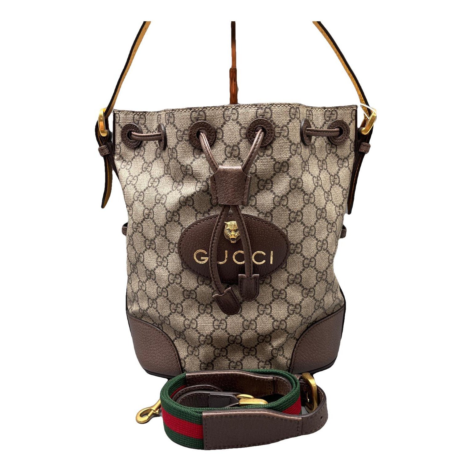 Ophidia Bucket cloth crossbody bag