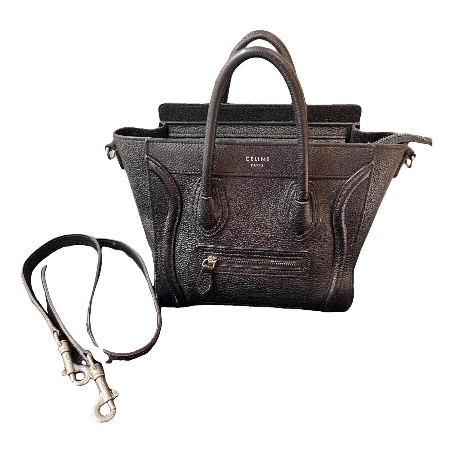 Nano Luggage leather handbag