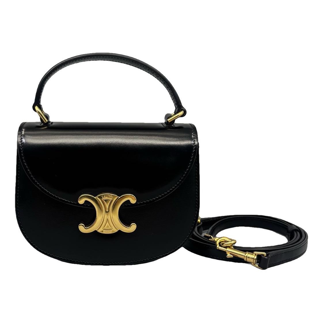 Triomphe leather crossbody bag