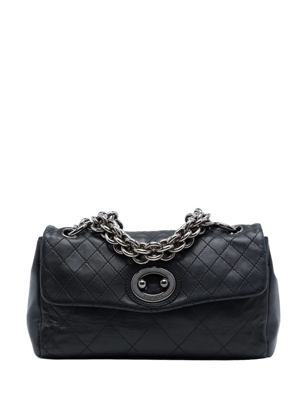 2006-2008 Quilted Calfskin Bijoux Ring Chain Flap shoulder bag