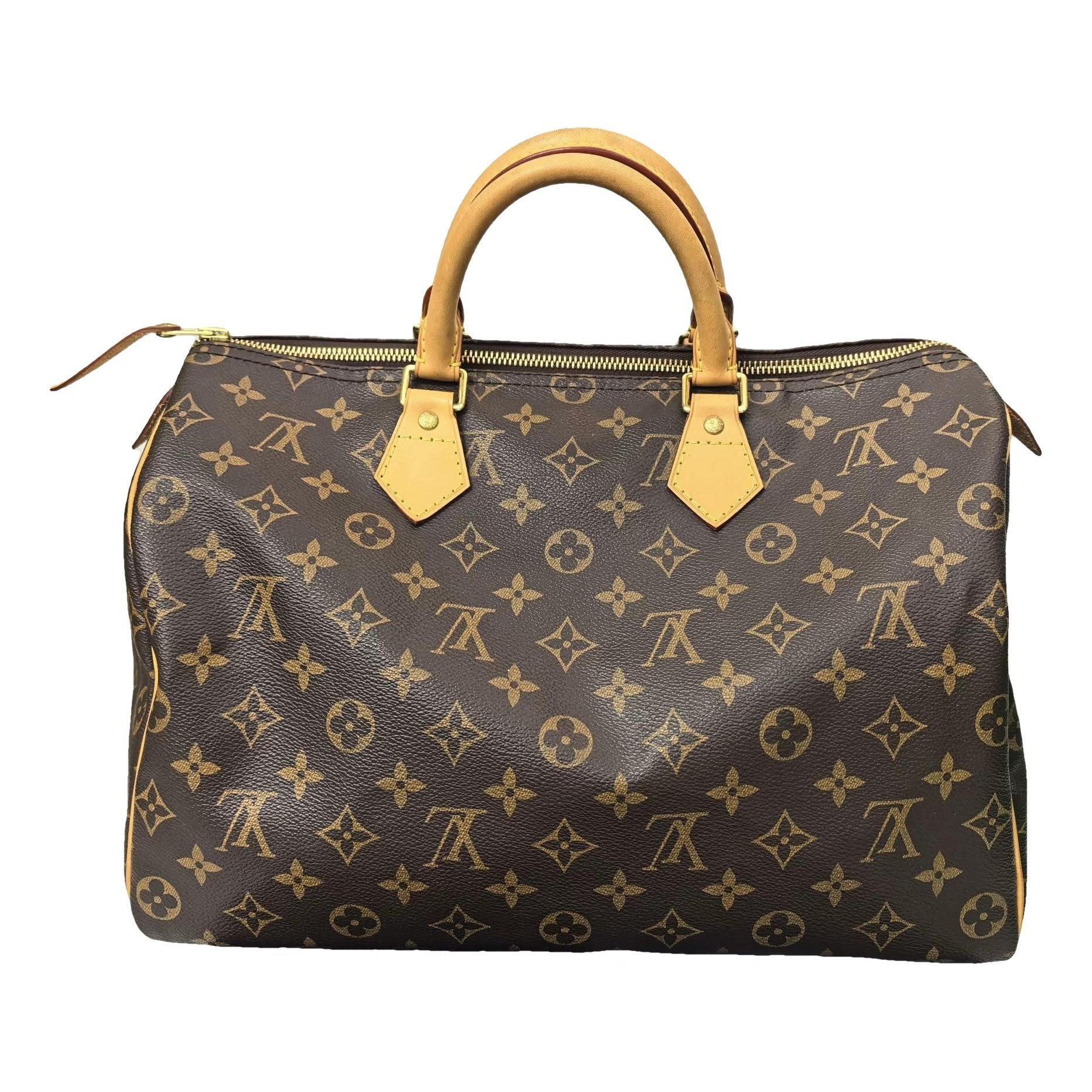 Speedy leather handbag