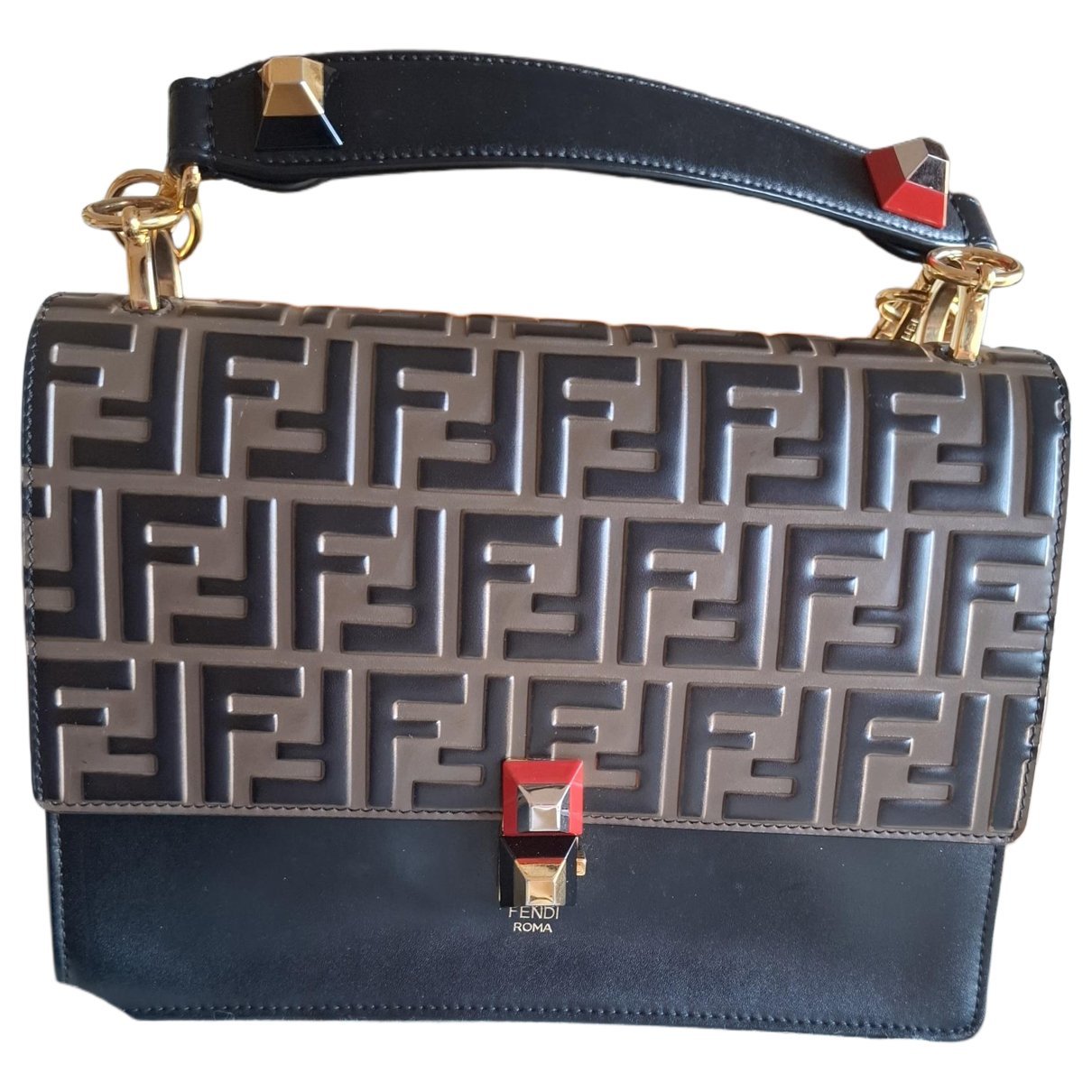 Kan I leather handbag