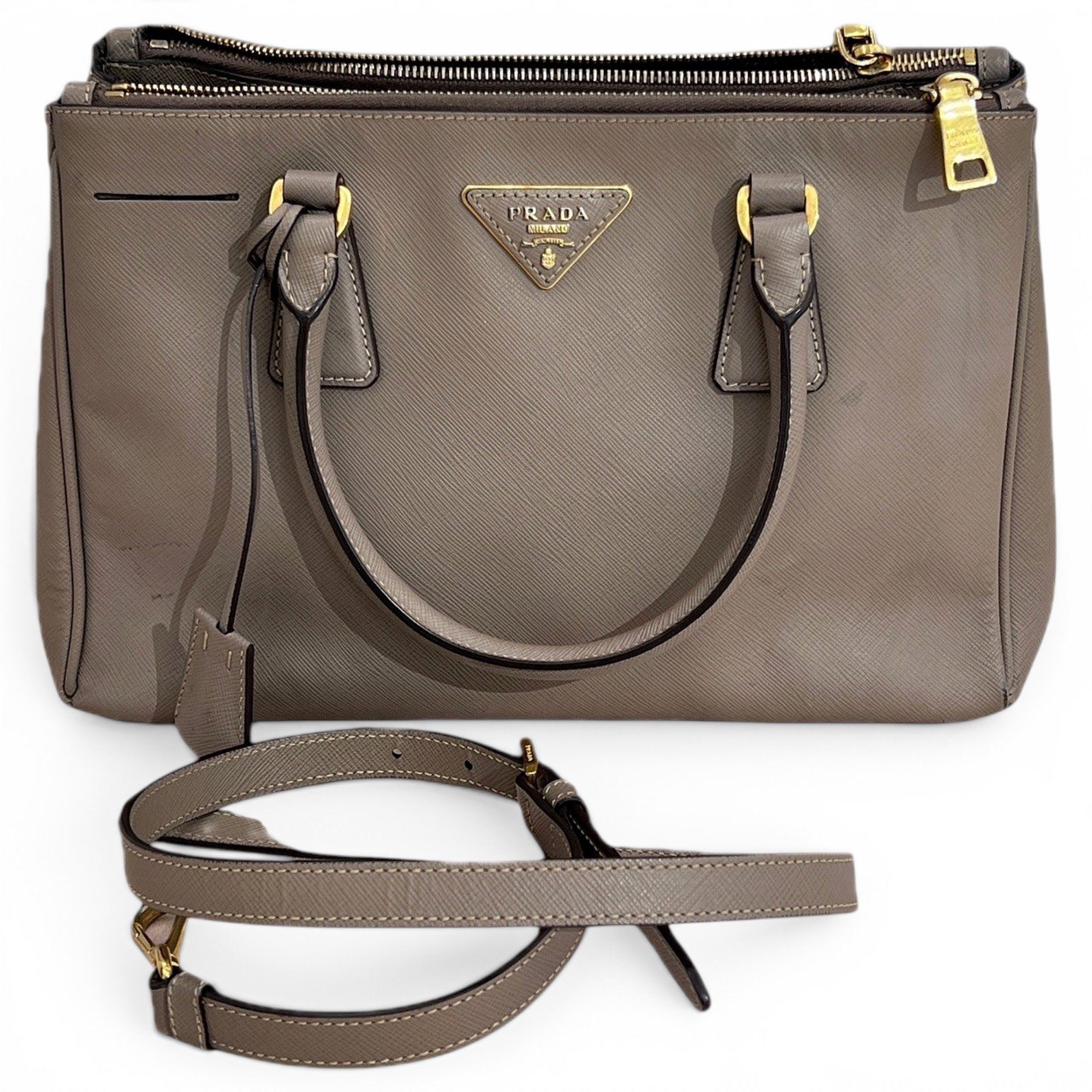 Galleria leather handbag