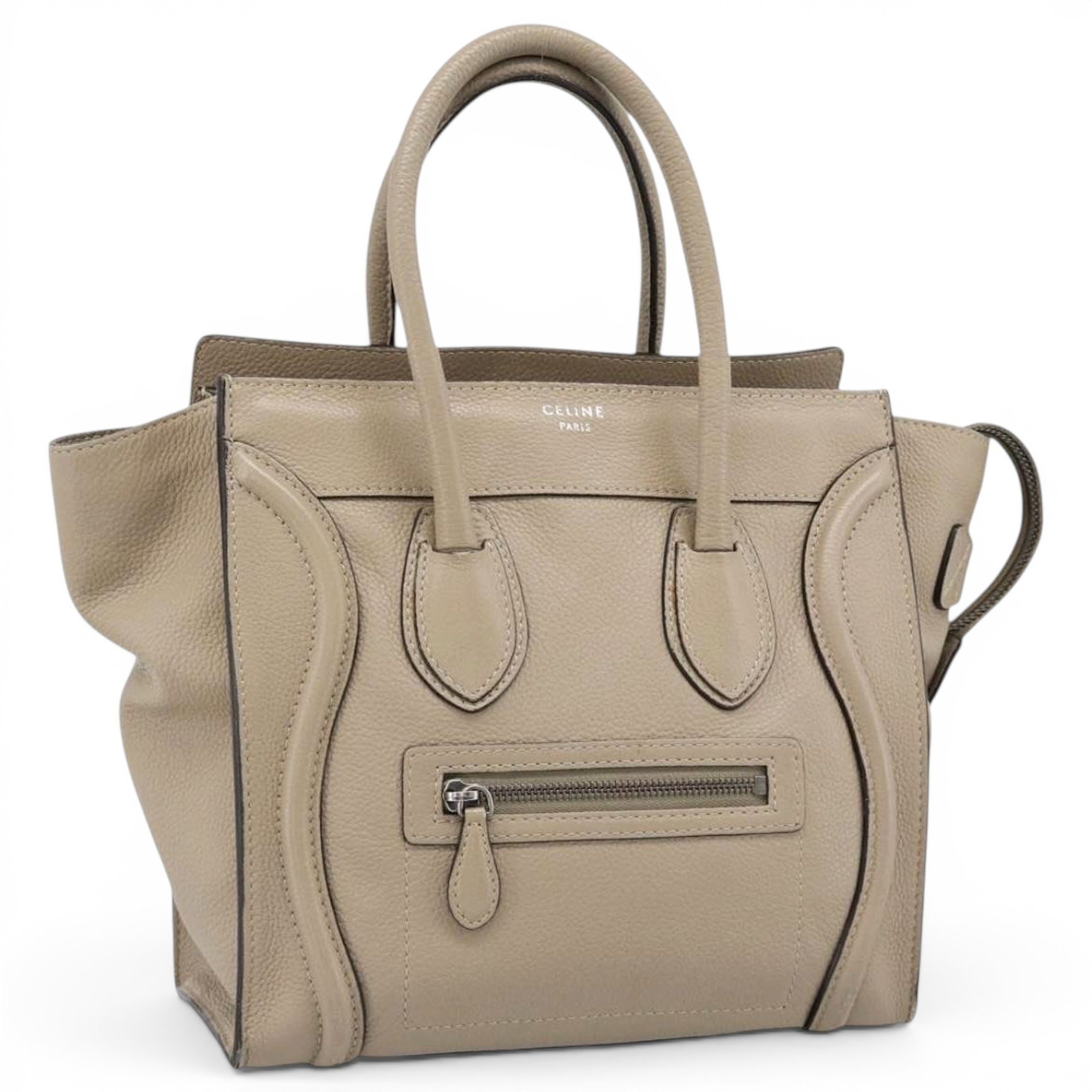 Luggage leather handbag