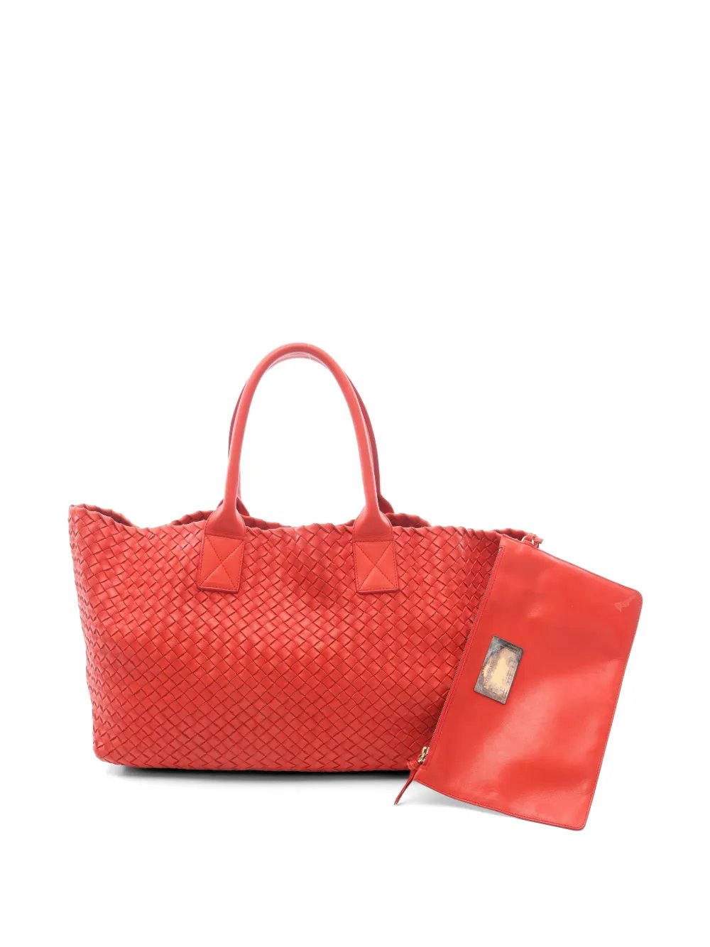 2000s MM Intrecciato Hippopotamus tote bag